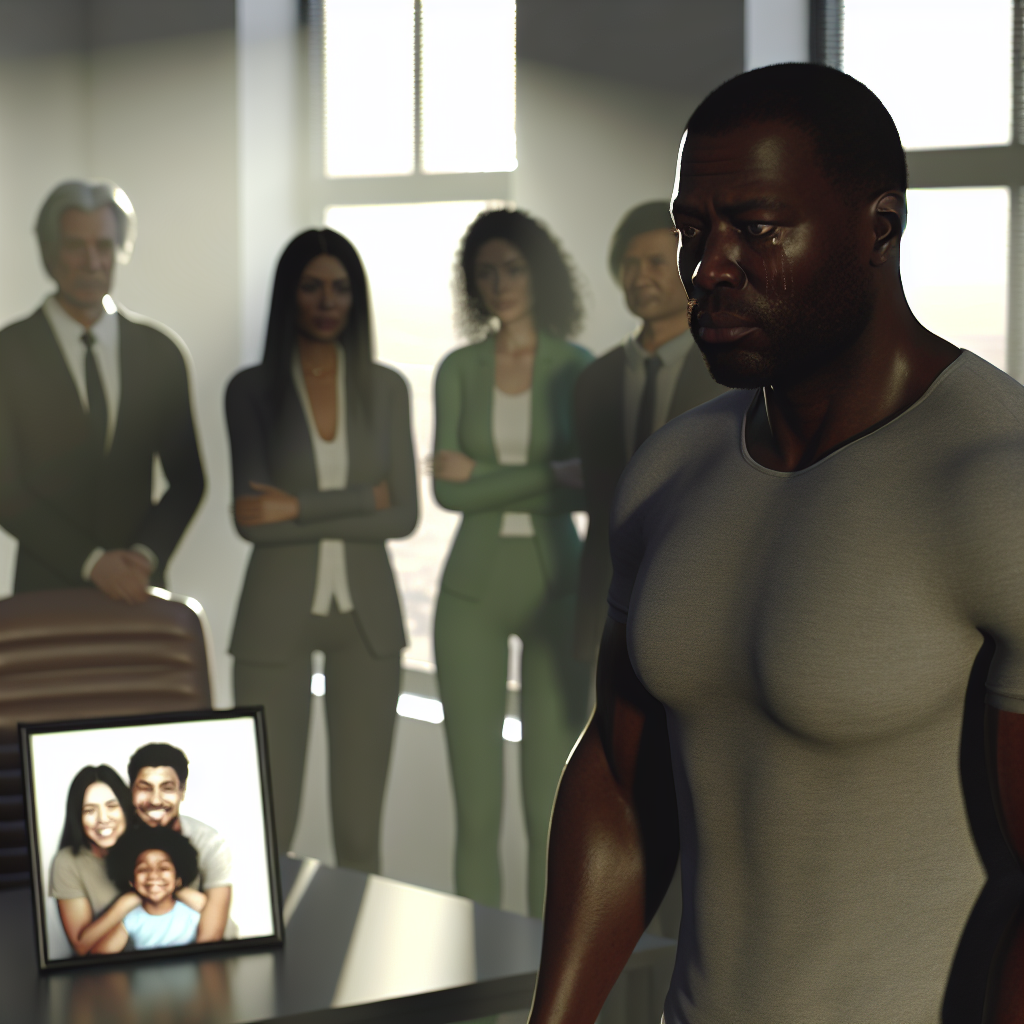 Derek Morgan’s emotional farewell at the Criminal Minds BAU office, surrounded by his teammates.